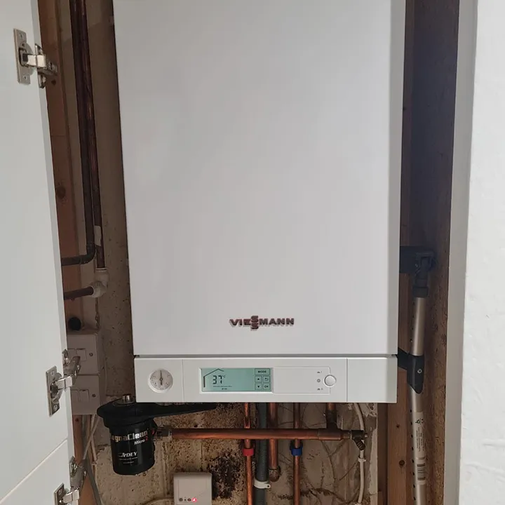 working boiler
